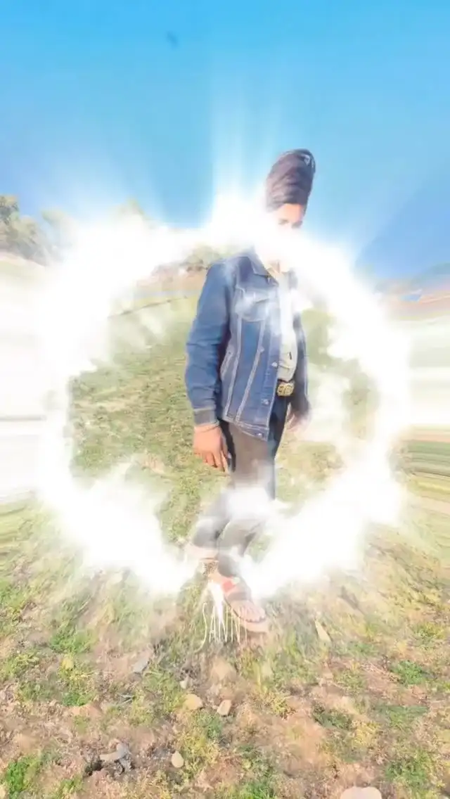 Artistic edited portrait of Sanny Kashyap with dreamy color grading effect