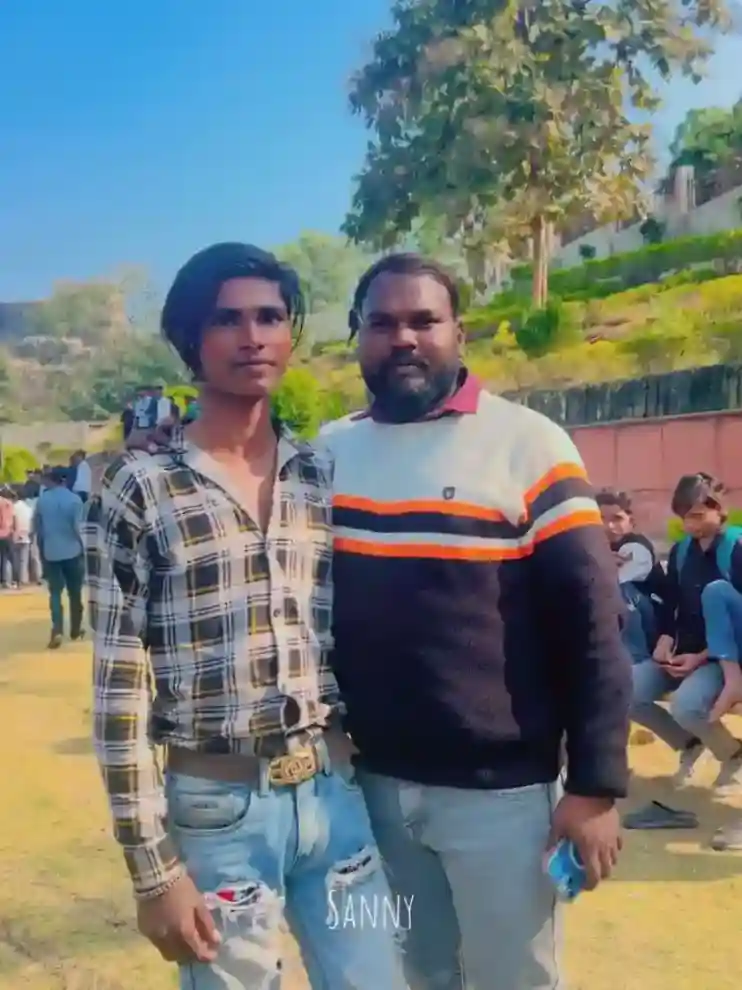 Powerful pose by Sanny Kashyap in creative lighting studio shot