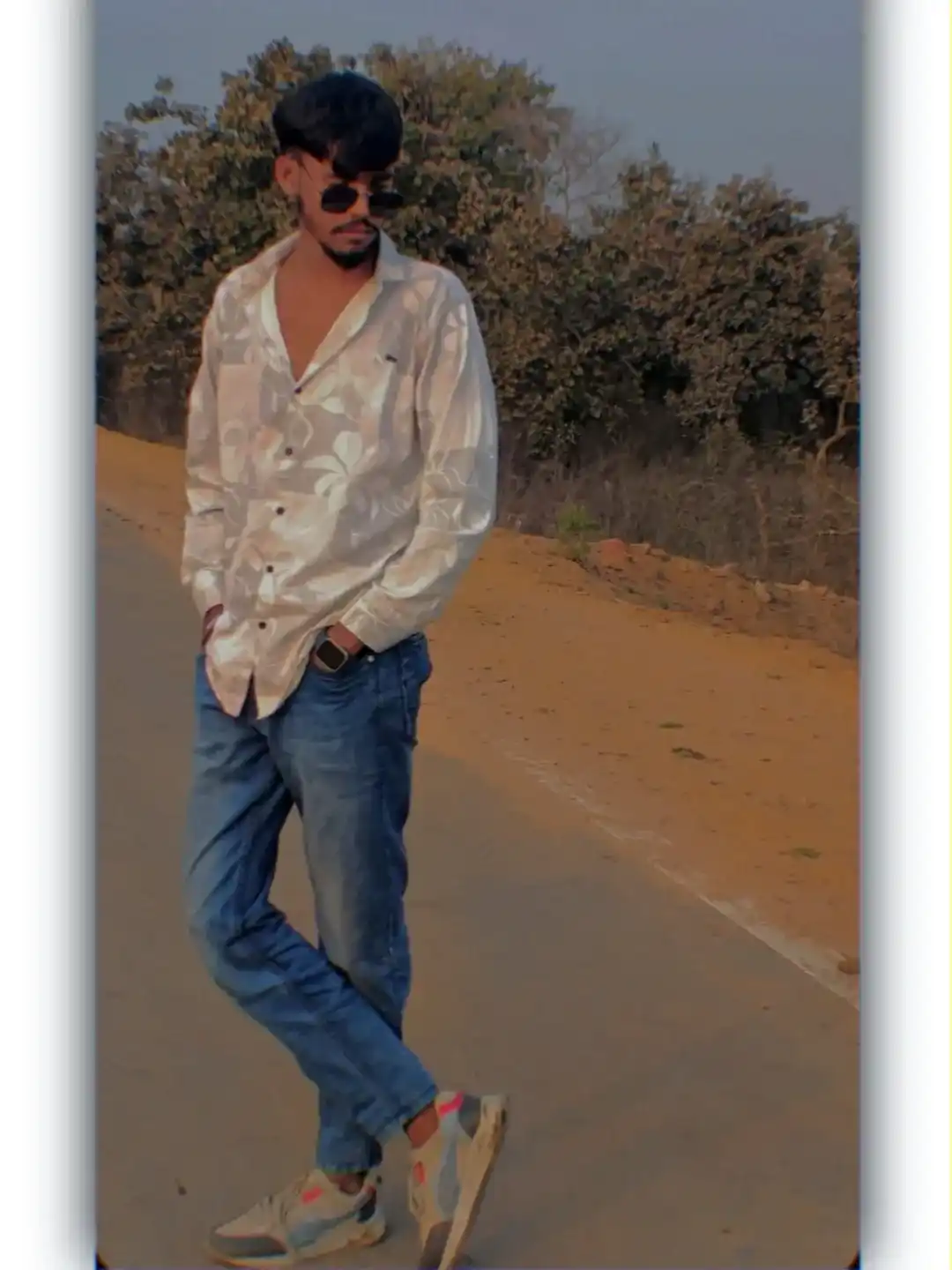 attractive portrait image close-up