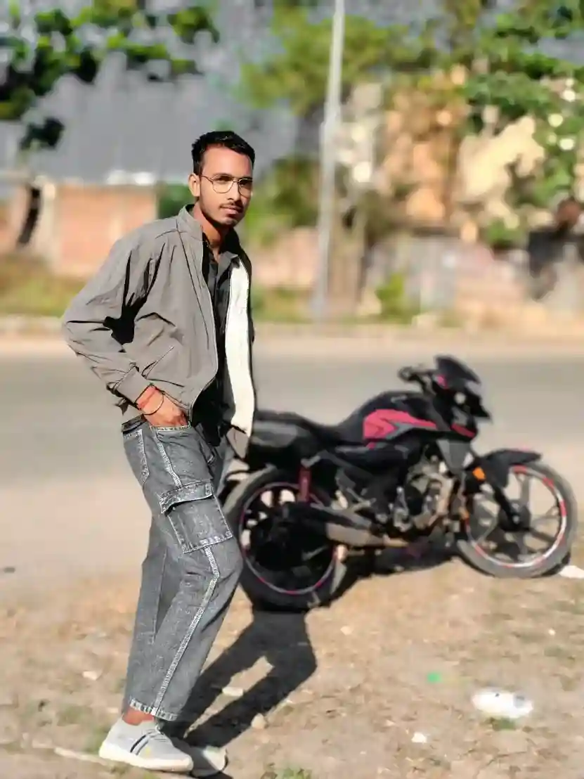 Unique and creative style pose