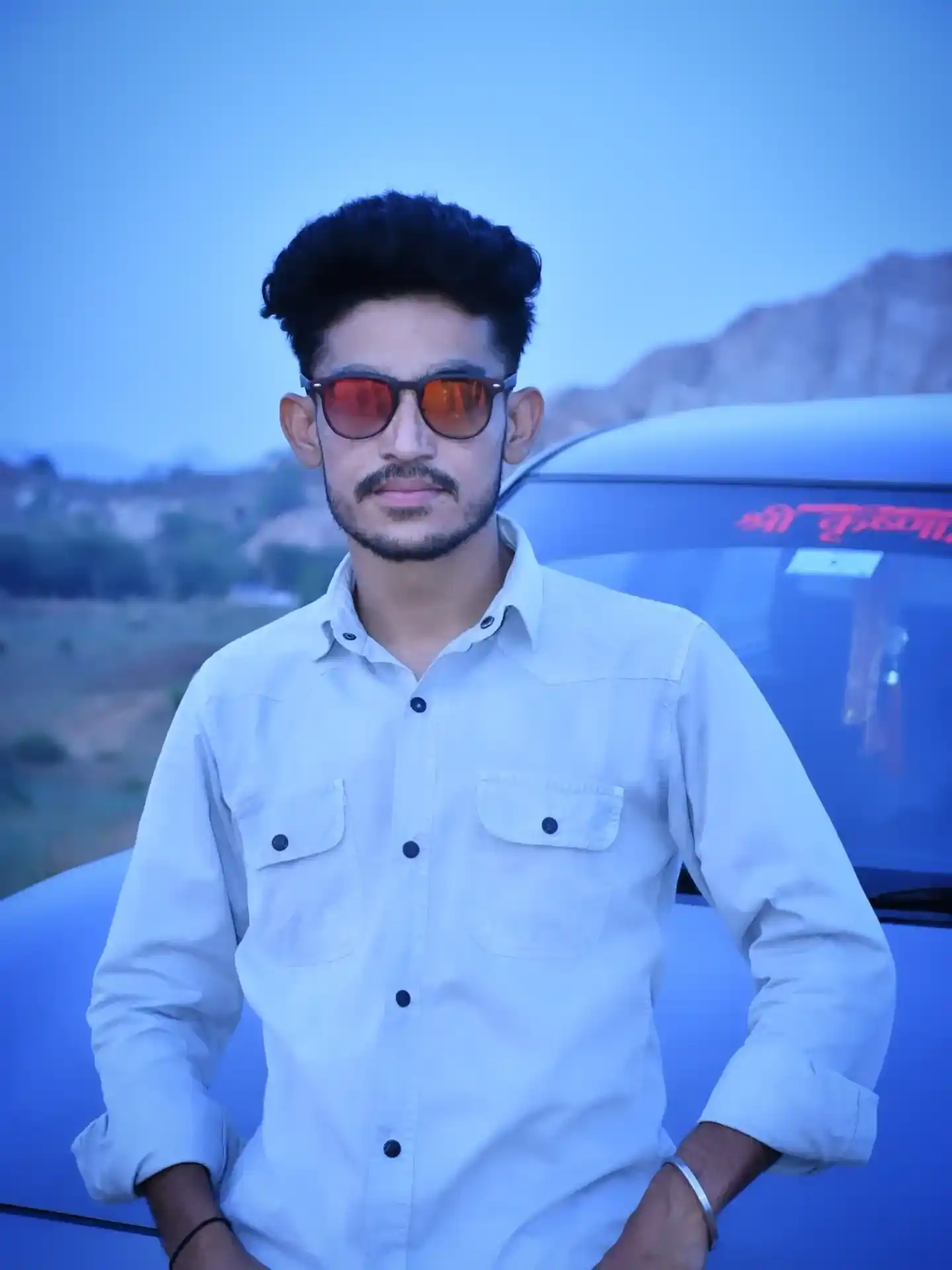 Indian festival look featuring a young man in a designer ethnic kurta