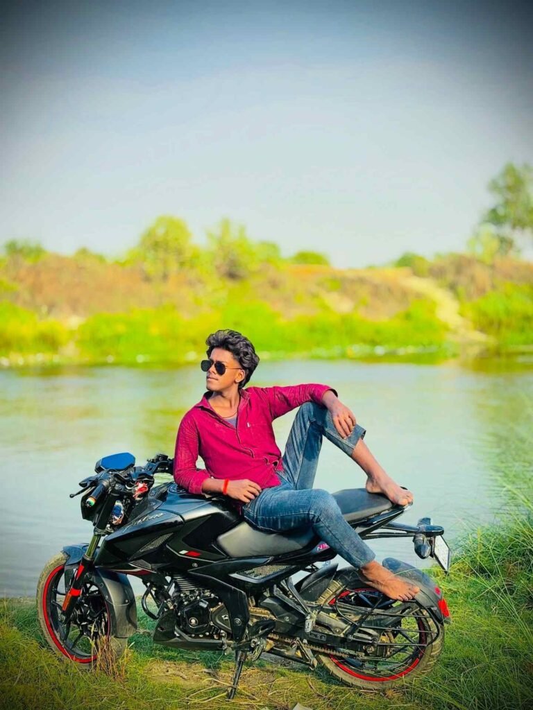 Ajay Kumar sitting inside modern luxury car photography