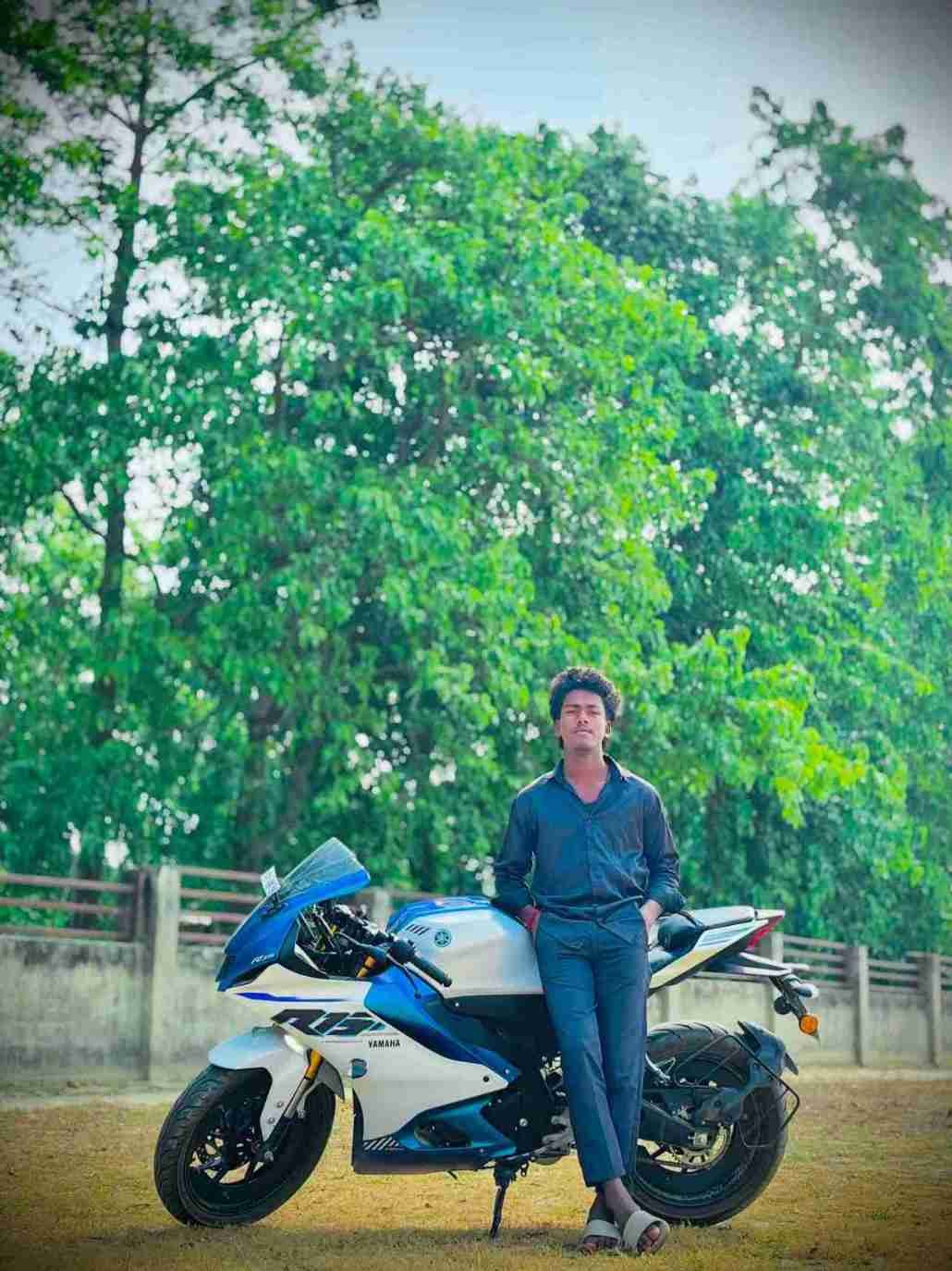 Ajay Kumar outdoor monsoon rain aesthetic portrait photo
