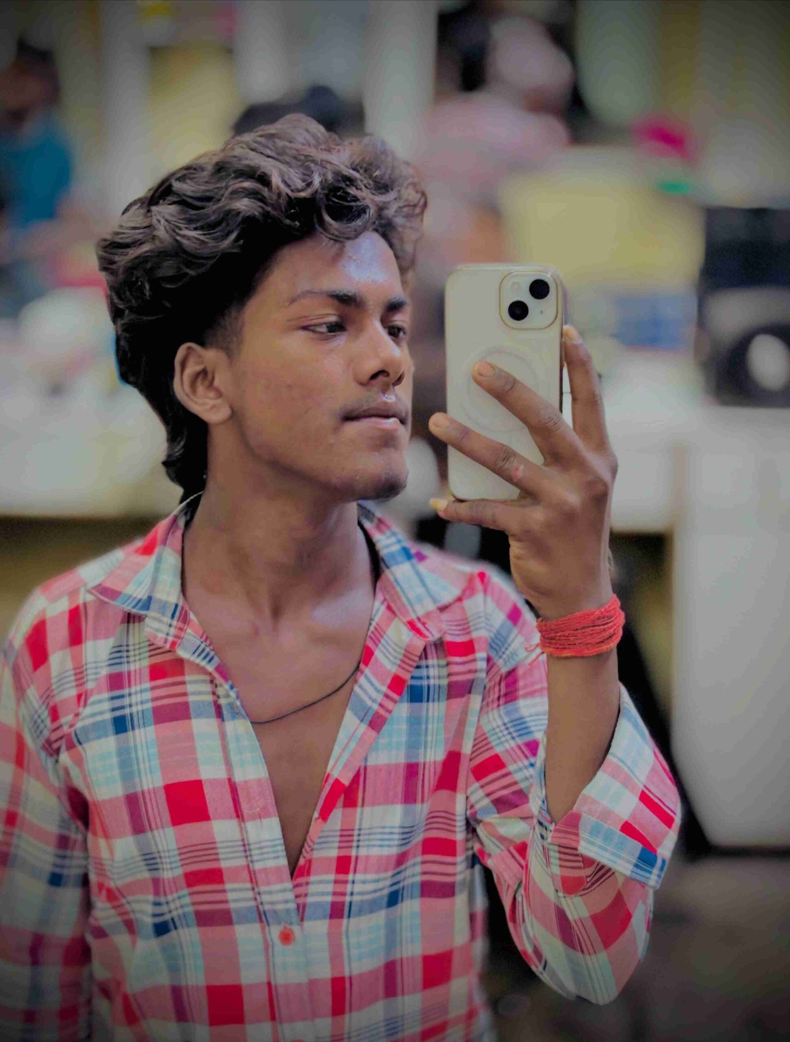 Ajay Kumar retro 90s vintage film style photoshoot