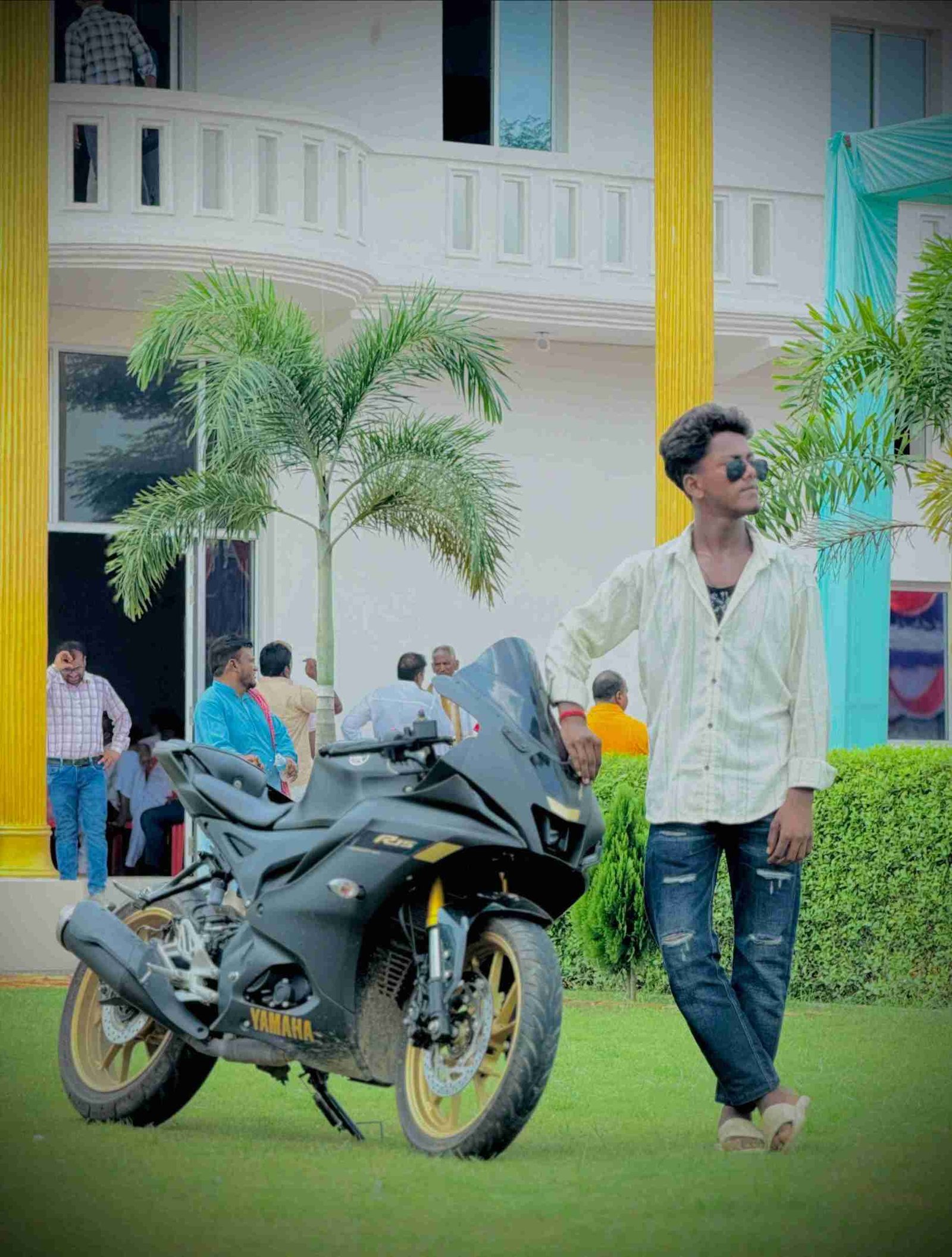 Ajay Kumar urban street style photoshoot in city background