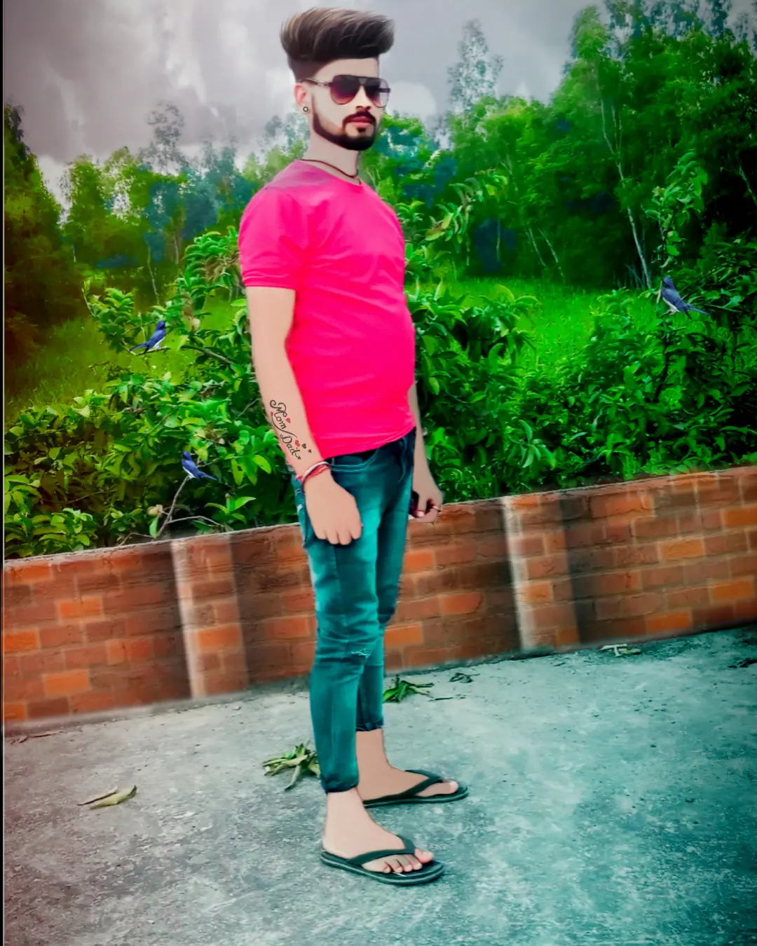 Aesthetic lighting portrait of Deepak