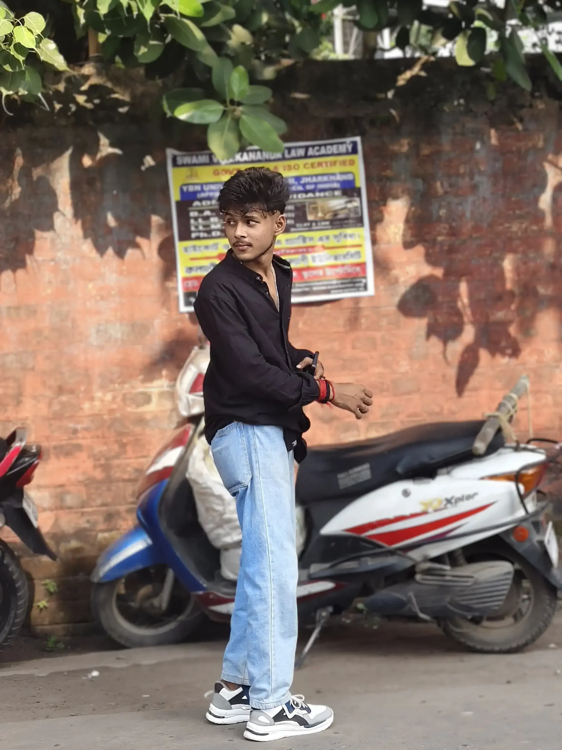 Full-length standing photo of Subham